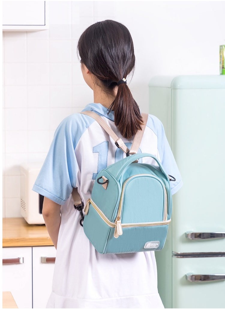 Generic - Milk storage pack Large capacity double layer baby diaper bag - Image 1