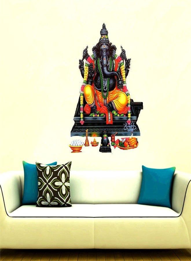 Sticker Yard Karpaga Vinayagar Vinyl Multicolor Wall Stickers Standard Size 40X50CM - Image 2
