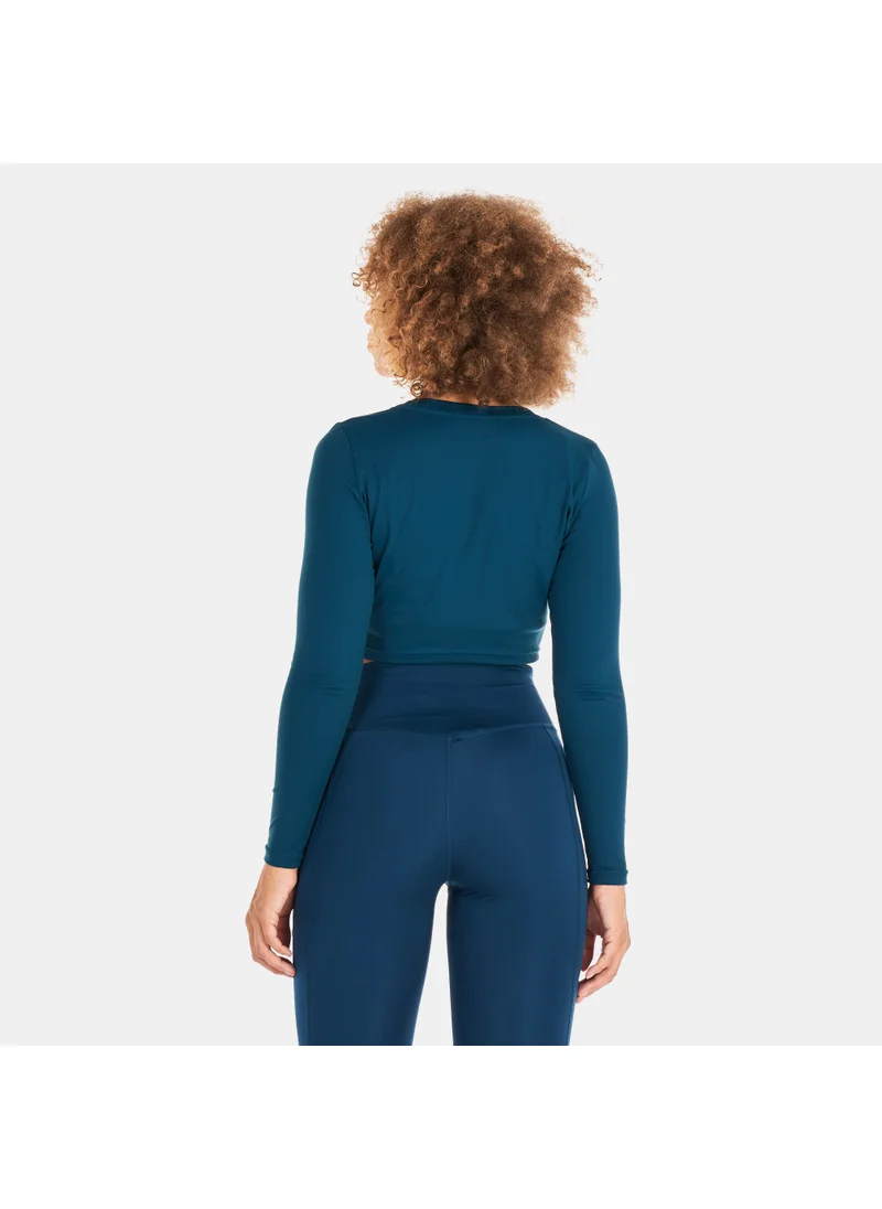 SQUATWOLF Women's Essential Full Sleeve Crop Top