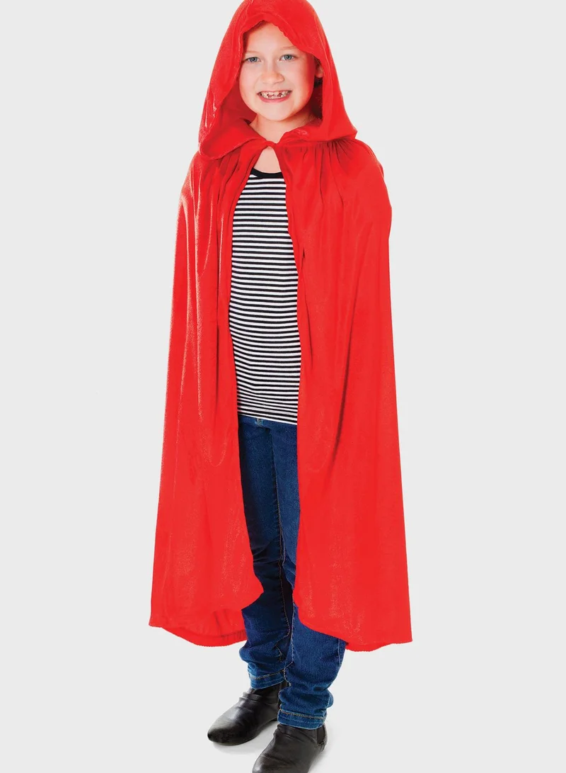 Rubies Costume Kids Velvet Red Hooded Cloak Costume
