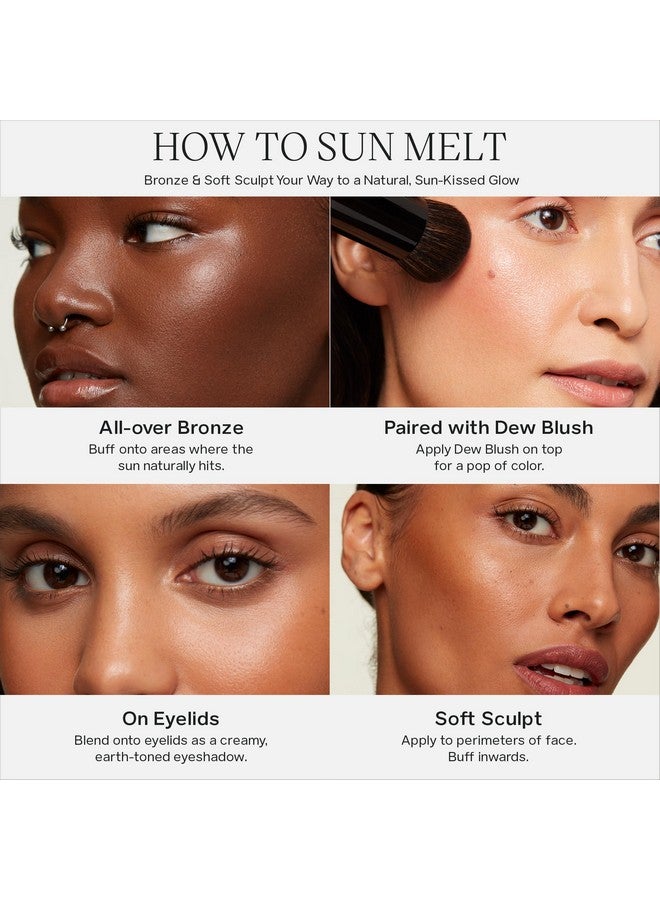 سايي برونزر ساي صن ميلت - برونزر كريمي بلسم قابل للبناء لنحت الوجه - كونتور كريمي بلمسة نهائية مخملية - برونزي متوسط (1 أونصة) - Image 3