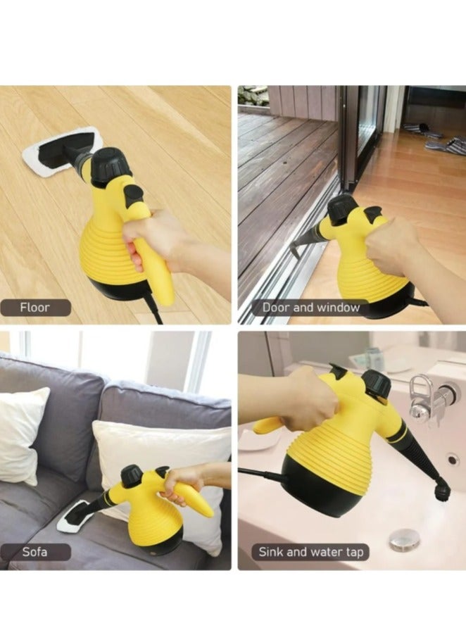 دينكس جهاز تنظيف بالبخار متعدد الاستخدامات يعمل بالكهرباء بقوة 1200 واط وسعة ماء 350 مل 15 قطعة - Image 1