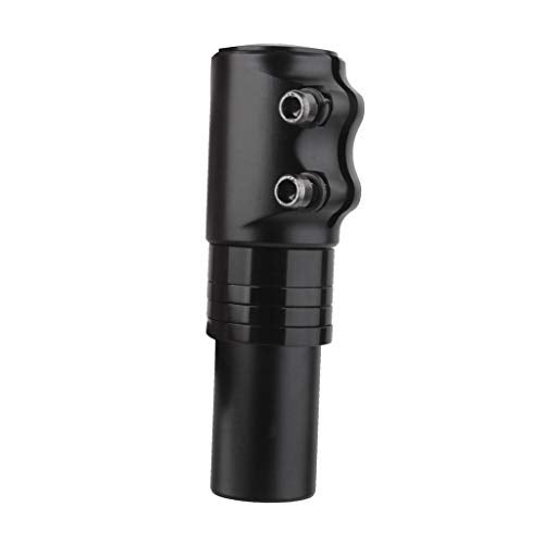 ZIGLY Bicycle Handlebar Fork Stem Riser Rise Up Extender Head Up Adaptor, Black - Image 1
