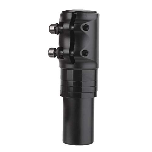 ZIGLY Bicycle Handlebar Fork Stem Riser Rise Up Extender Head Up Adaptor, Black - Image 4