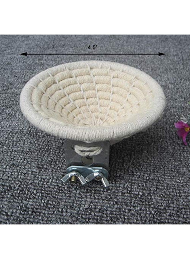 Orgrimmar Handmade Cotton Rope Bird Nest Breeding Nest Hatch House Cage For Budgie Parakeet Cockatiel Parakeet Conure Canary Finch Lovebird Small Parrot (1 Pc) - Image 3