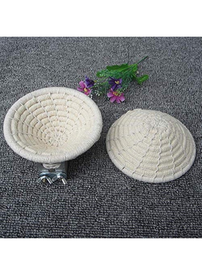 Orgrimmar Handmade Cotton Rope Bird Nest Breeding Nest Hatch House Cage For Budgie Parakeet Cockatiel Parakeet Conure Canary Finch Lovebird Small Parrot (1 Pc) - Image 4