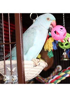Orgrimmar Handmade Cotton Rope Bird Nest Breeding Nest Hatch House Cage For Budgie Parakeet Cockatiel Parakeet Conure Canary Finch Lovebird Small Parrot (1 Pc)  - Image 5