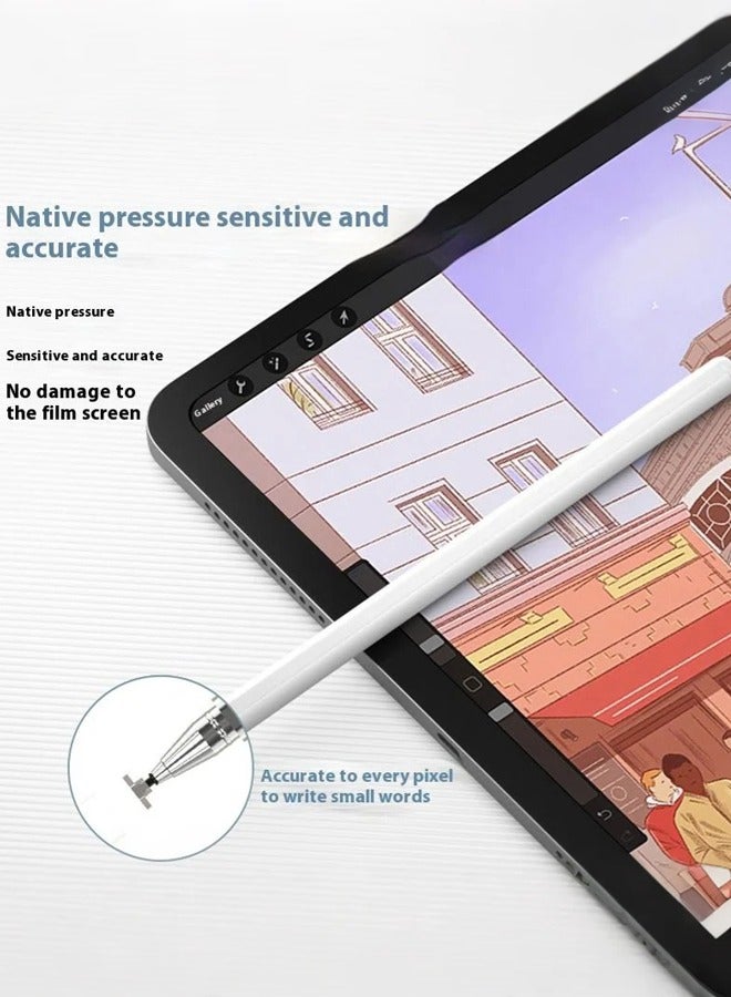 TSYO 3-in-1 touch screen capacitive pen, universal touch pen for iPad tablets and smartphones, suitable for Apple, Huawei, Xiaomi drawing pens, white - Image 2