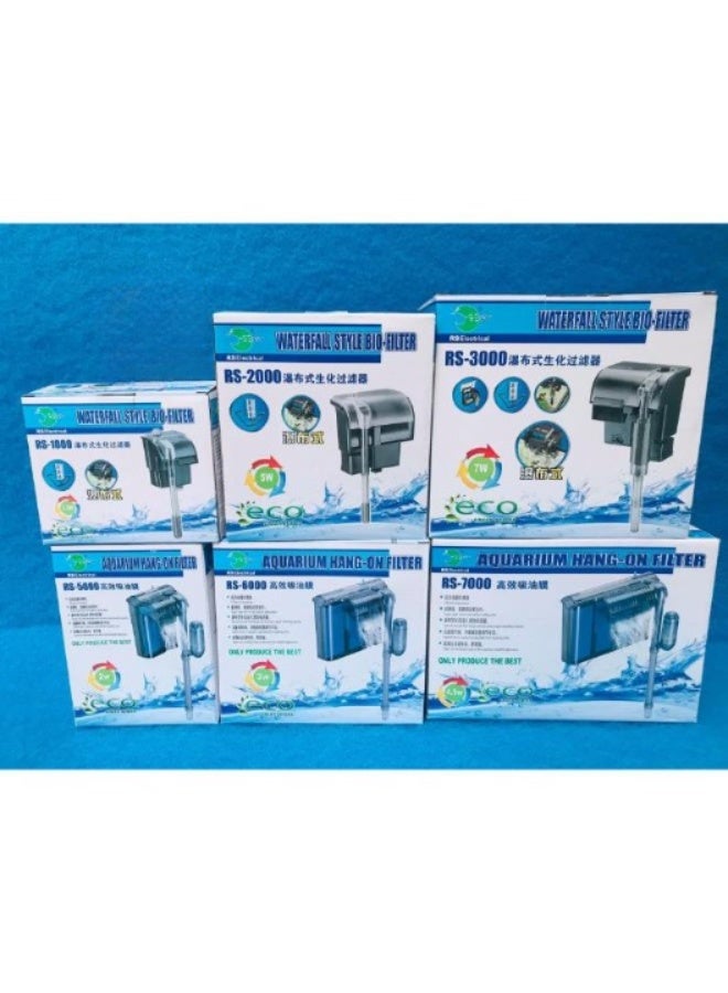RS Electrical Aquarium Hang-On Filter RS Series - (7 Variants) – Powerful External Filtration System - Image 5