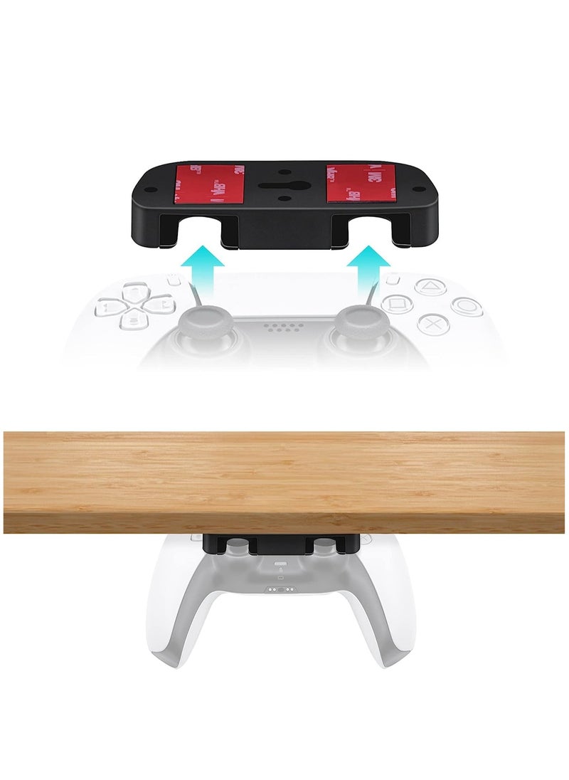 Generic - Desk Mount Bracket for Playstation 5/4 Controllers Under Desk Holder Stand for PS5/PS4 Controller - Image 1