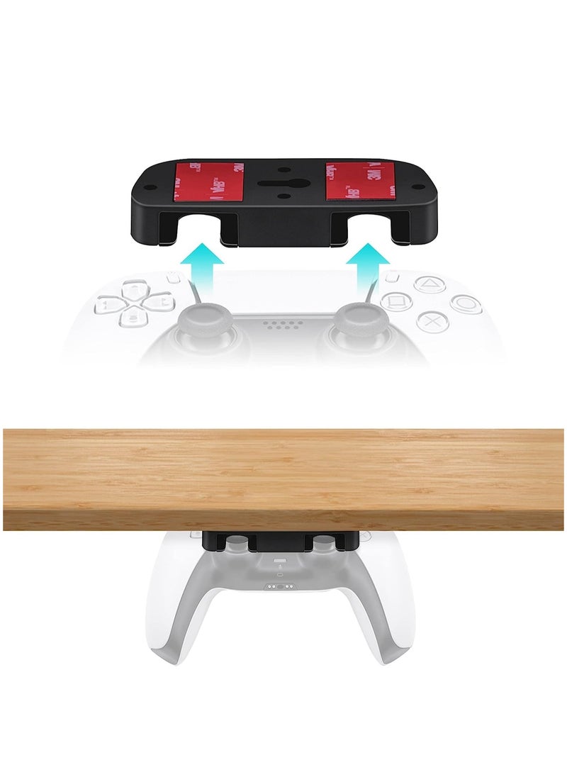 Generic - Desk Mount Bracket for Playstation 5/4 Controllers Under Desk Holder Stand for PS5/PS4 Controller - Image 1