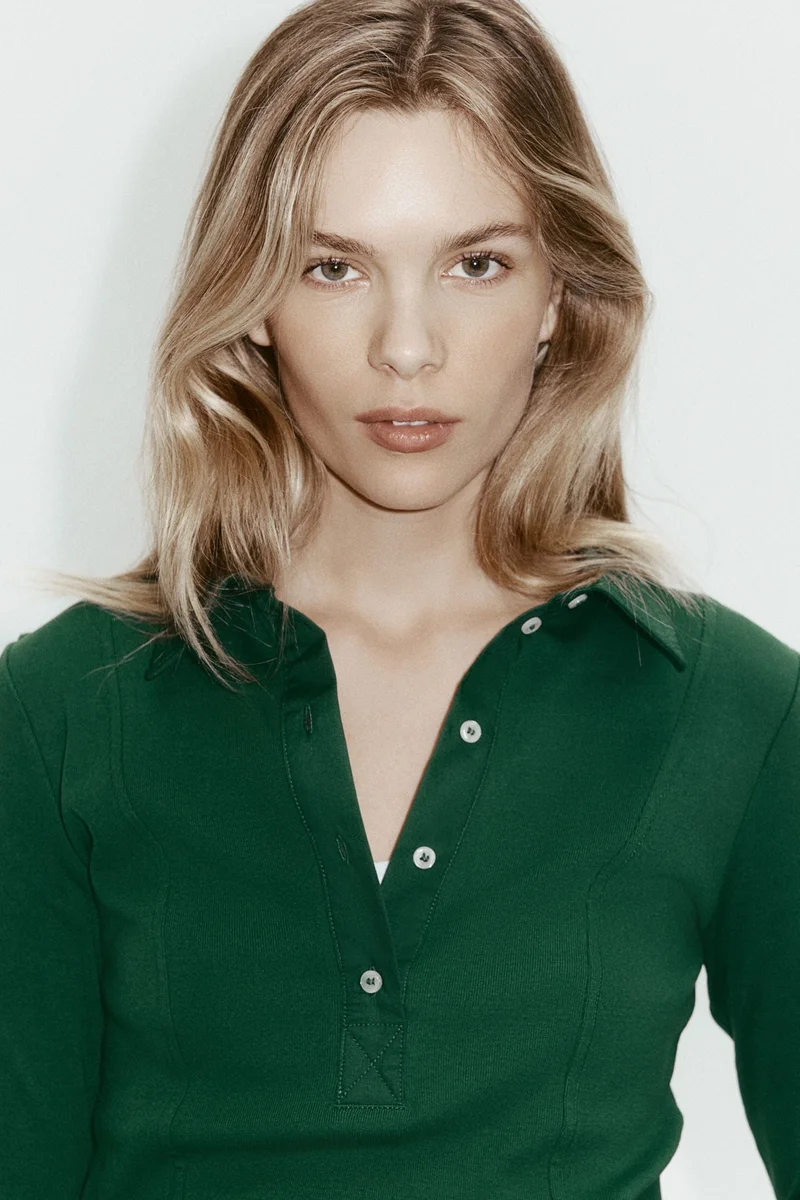 H&M Fitted polo shirt