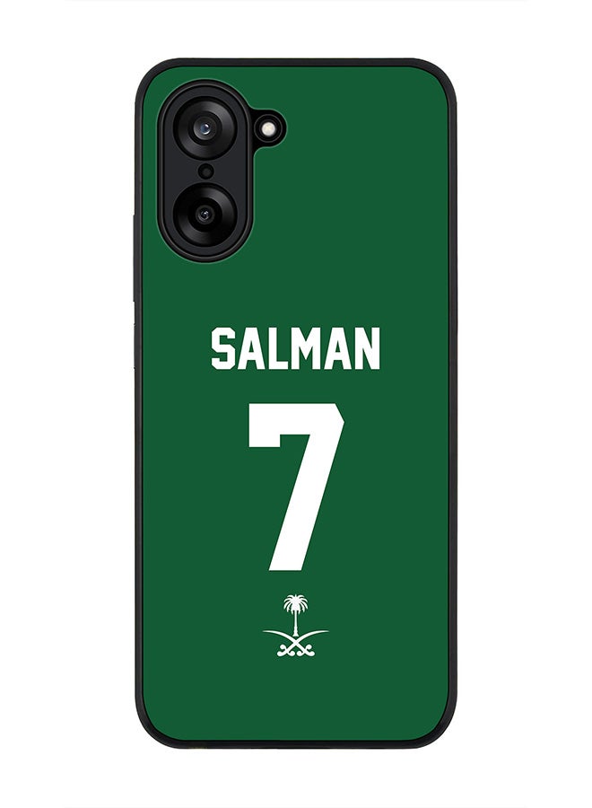 Stylizedd For OnePlus Nord CE5 / Ace 5 Racing Case,Slim fit Camera Protection, Shockproof Thin Phone cover  - Football - Saudi Arabia - Salman