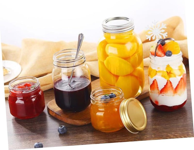 VICASKY 4pcs 380ml Glass Jam Jars with Lids Sealed Food Storage Containers Caviar Jars for Kitchen and Canning Use - Image 5