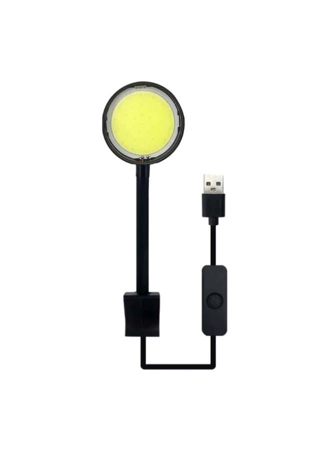 Fish Tank Clip on Light 6.4W Clamp USB LED Aquarium Flexible Body - Image 1