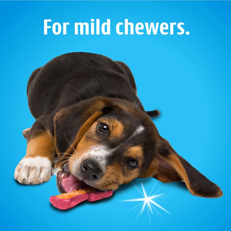Hartz Chew 'n Clean Dental Duo Bacon Flavored Dental Dog Chew Toy and Treat - Extra Small - Image 5