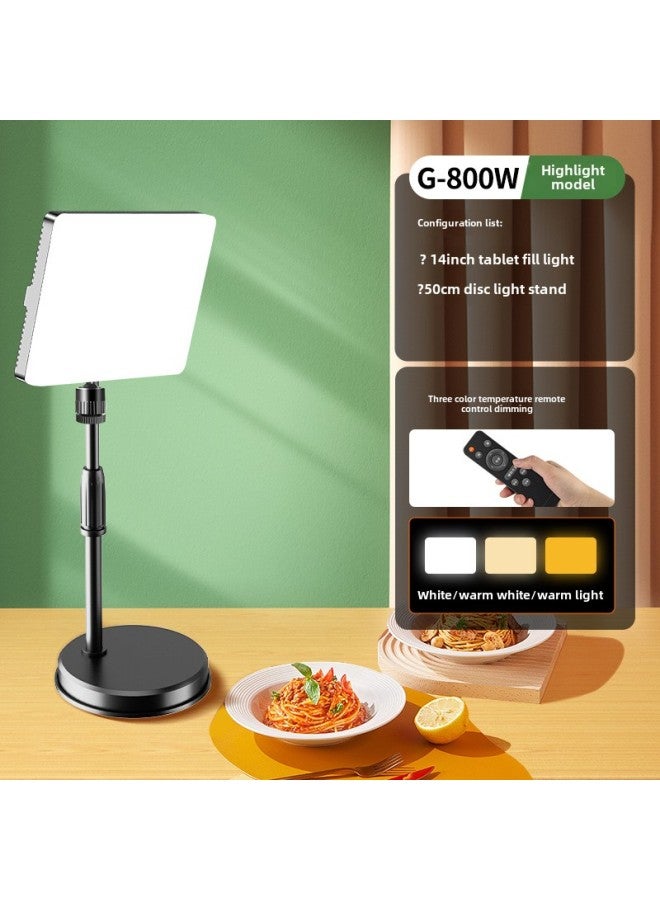 Food Fill Light Led Photography Professional Studio Anchor Desktop Still Life Jewelry Kitchen Dishes Light-Light Source Color: + Desktop Disc  - Image 1
