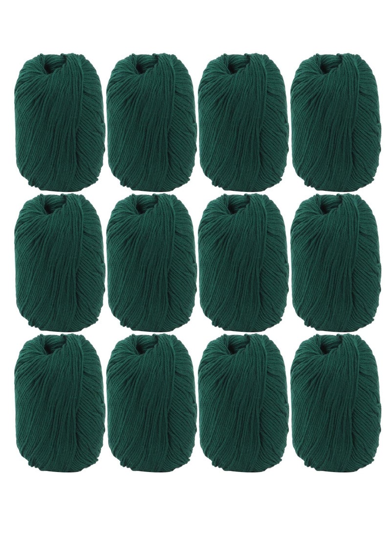 Sterling - 12-Piece Knitting Yarn Dark Green - Image 1