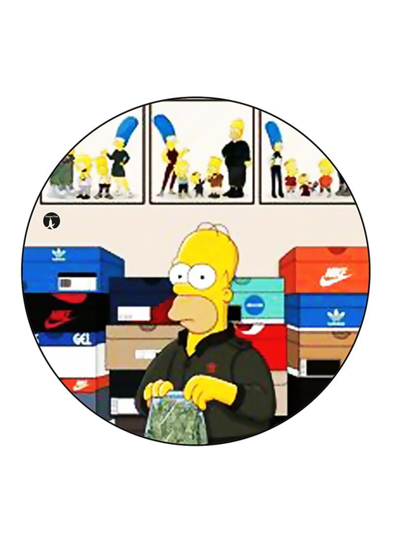 RKN Simpsons Printed Mouse Pad Multicolour