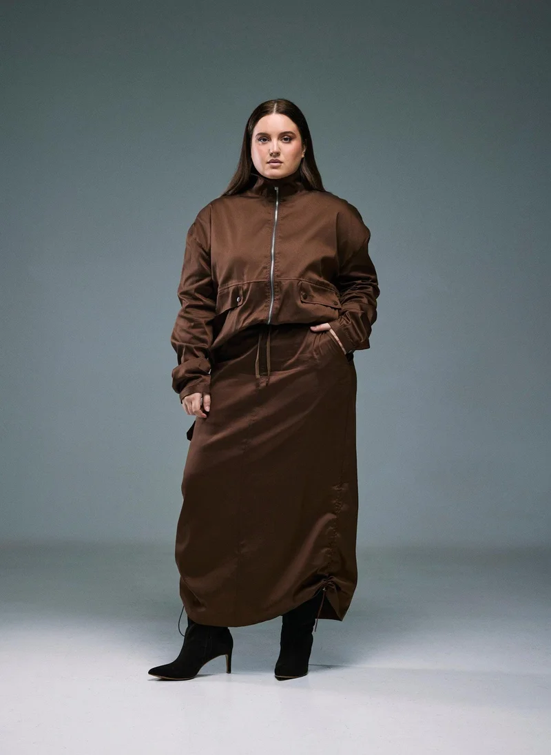 Women’s Cargo Skirt - Brown