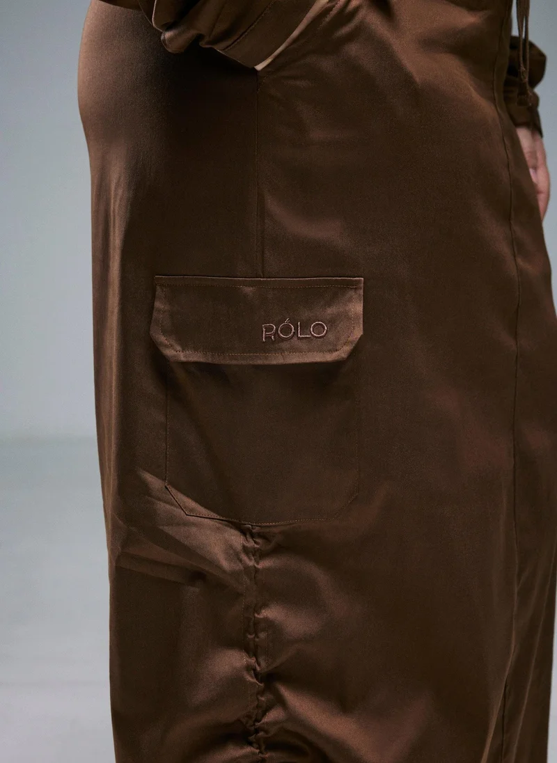 RÓLO Brown Women’s Cargo Skirt - Brown for Women | Best Price UAE