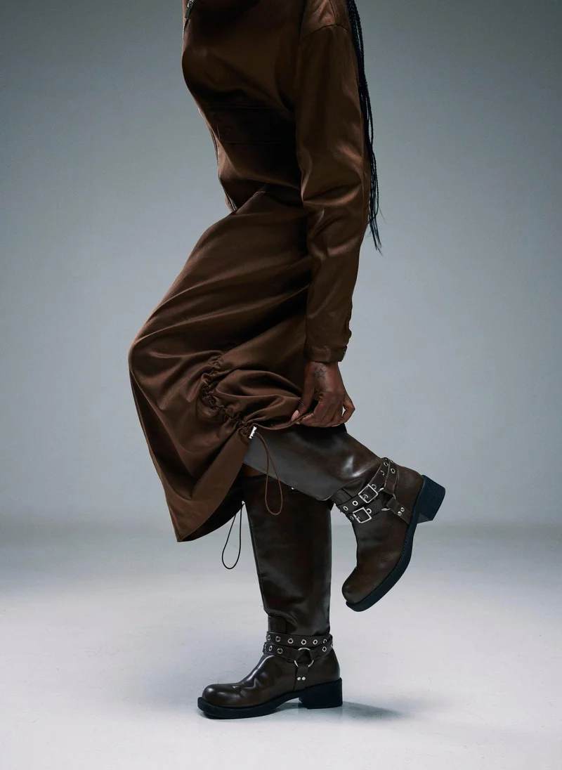 RÓLO Brown Women’s Cargo Skirt - Brown for Women | Best Price UAE