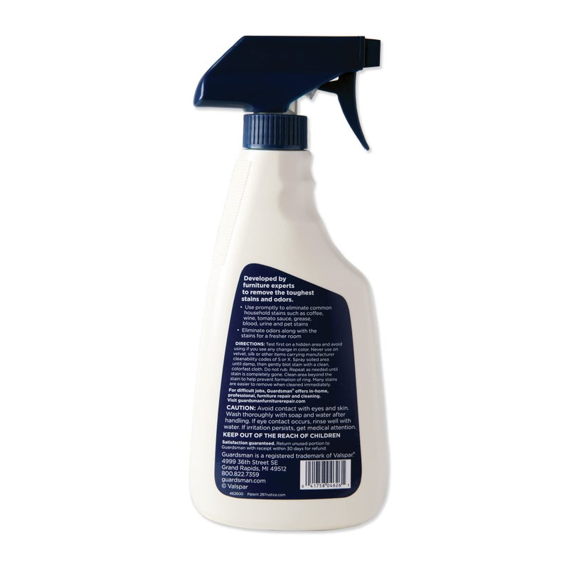 Guardsman 462600 Stain & Odor Eliminator For Fabric Removes Stains  Grease  Red Wine  Pet Stains 16 Oz Spray - Image 2