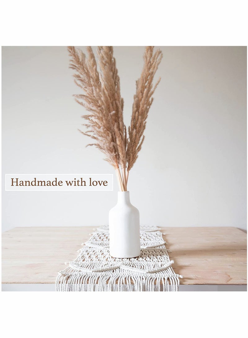 KASTWAVE Macrame Table Runner Woven Wedding Table Decor - Image 5