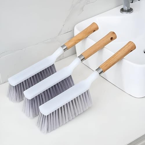 NOHUNT Cleaning Brush, Duster with Hard and Long Bristles | Plastic Long Bristle Dust Cleaning Brush | Ideal for Carpet Cleaning, Car Seat, Bed, Sofa, Curtains, Mats and Household Upholstery Cleaning - Image 4