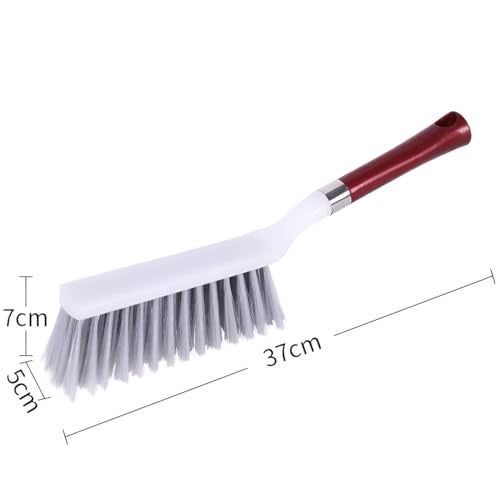 NOHUNT Cleaning Brush, Duster with Hard and Long Bristles | Plastic Long Bristle Dust Cleaning Brush | Ideal for Carpet Cleaning, Car Seat, Bed, Sofa, Curtains, Mats and Household Upholstery Cleaning - Image 5