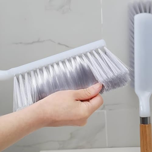 NOHUNT Cleaning Brush, Duster with Hard and Long Bristles | Plastic Long Bristle Dust Cleaning Brush | Ideal for Carpet Cleaning, Car Seat, Bed, Sofa, Curtains, Mats and Household Upholstery Cleaning - Image 3