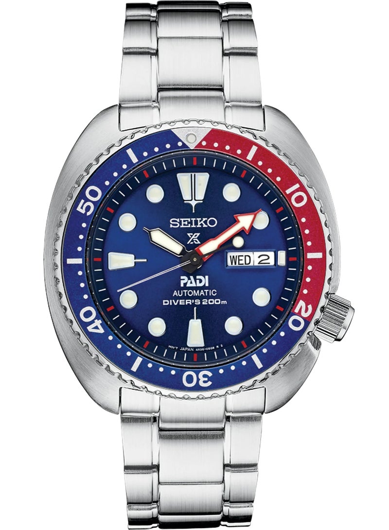 Seiko Prospex Automatic Diver’s Watch SRPE99K1, 45 mm Blue Dial, Stainless Steel Bracelet, 200 M WR - Image 1