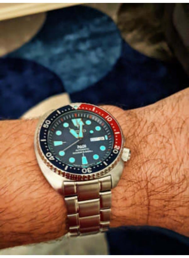 Seiko Prospex Automatic Diver’s Watch SRPE99K1, 45 mm Blue Dial, Stainless Steel Bracelet, 200 M WR - Image 4