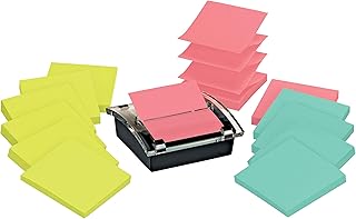 Post It Post-it Sheet Super Sticky Note and Dispenser Value Pack, 3 x 3 Inches, 90-Sheet Pad (12 Pack) - Image 1