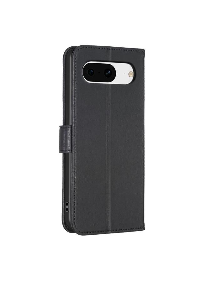 Green Tiger Case For Google Pixel 8 Four-leaf Embossed Leather Phone Case - Image 3