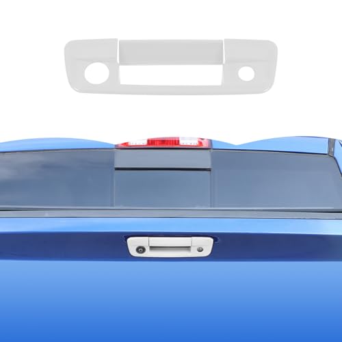 RT-TCZ RTTCZ Tailgate Handle Cover Rear Door Handle Cover Trim Decoration Exterior Accessories for Dodge Ram 20092018White - Image 1