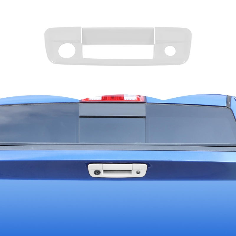 RT-TCZ RTTCZ Tailgate Handle Cover Rear Door Handle Cover Trim Decoration Exterior Accessories for Dodge Ram 20092018White - Image 2