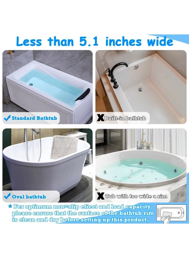 ChezMax Bath Toy Storage Organizer - Large 4 Compartment Bath Toy Holder with Suction Cups, Mess Bathtub Toy Storage, Quick Dry Shower Toy Holder, Baby Bath Toy Basket Net for Bathroom Tub - Image 5