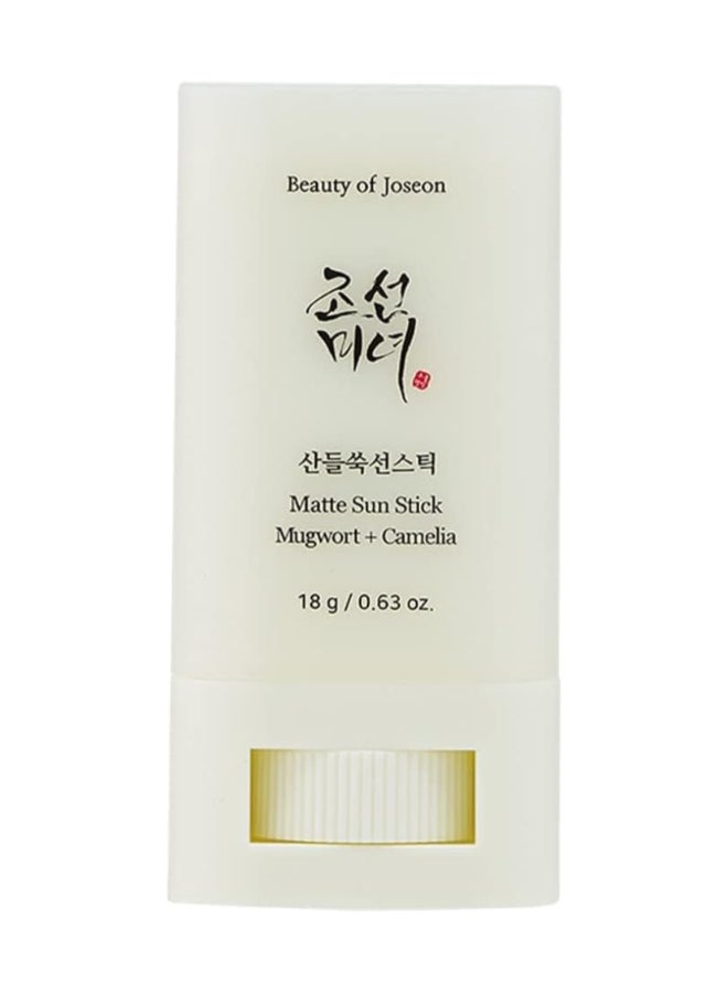 بيوتي اوف جوسون عصا الشمس غير اللامعة Mugwort Camelia SPF 50 PA 0.63 أونصة سائلة 18 جرام - Image 1