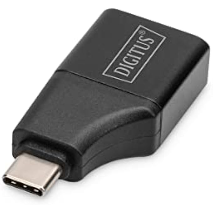 DIGITUS USB-C TO HDMI TYPE-A ADAPTER - 4K/30HZ - PLUG & PLAY - ALUMINIUM HOUSING - BLACK - Image 1