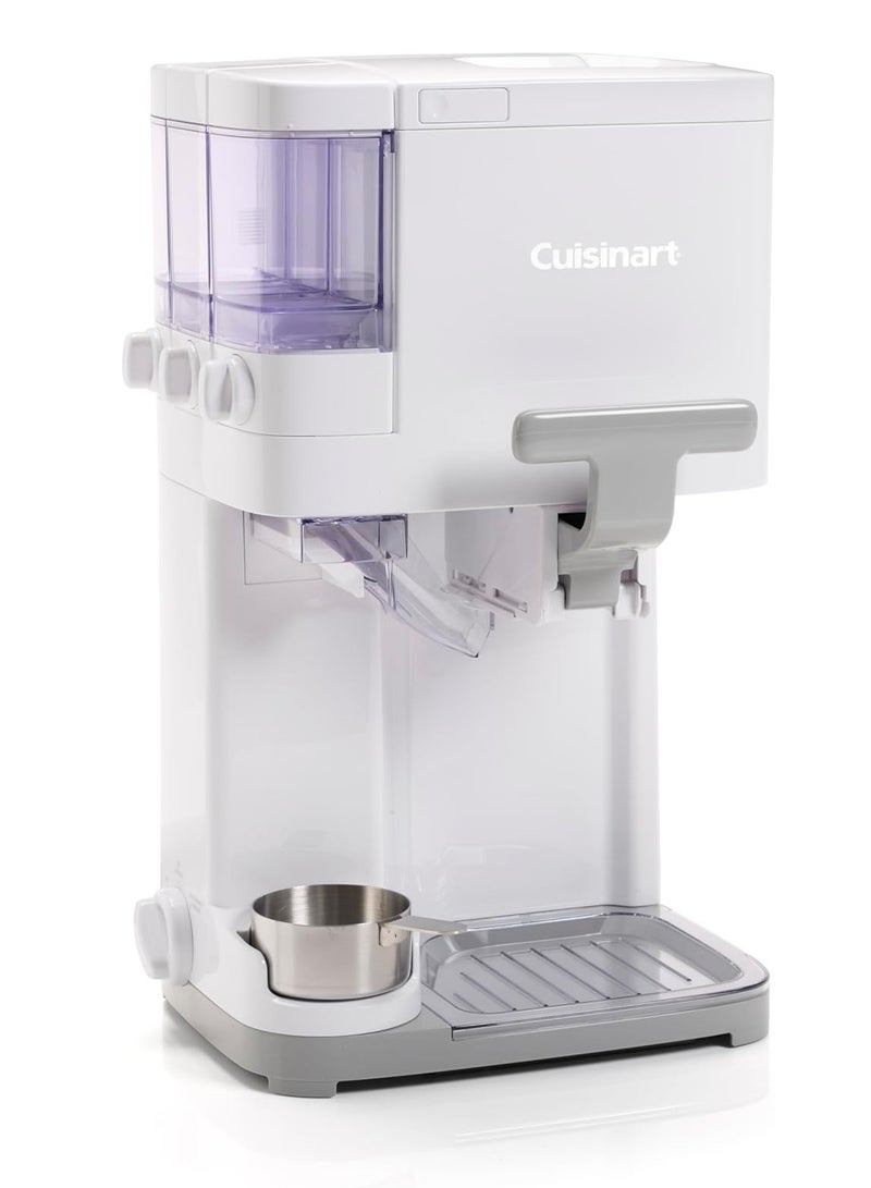 Cuisinart ICE48U Soft Serve Ice Cream Machine – Easy Home Ice Cream Maker With Topping Dispenser, Fully Automatic - Just Add Your Favourite - Image 1