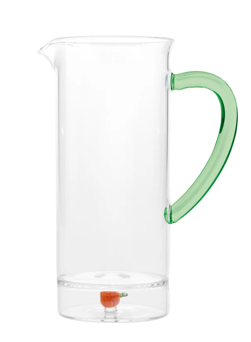 Zafferano Teca Frutta Tall Carafe Orange Ø.100x220mm. CL.120