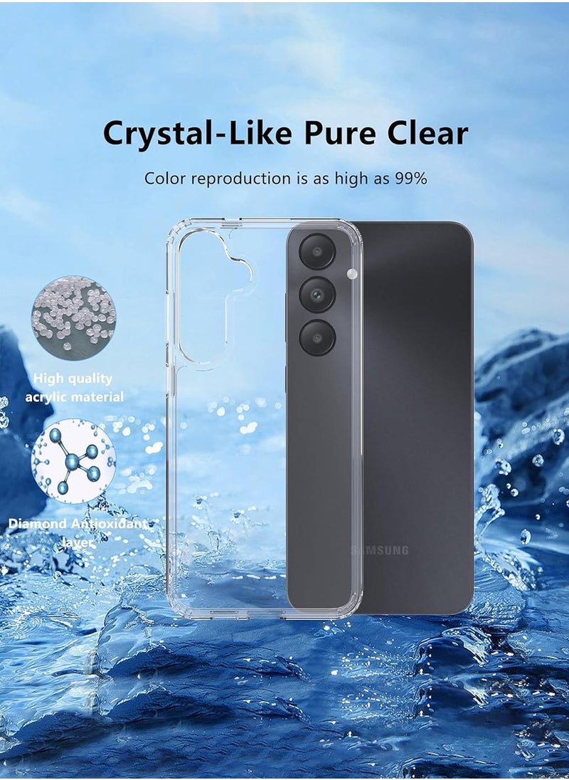 CHAPPELINE - Samsung Galaxy A36 5G 2025 / Samsung Galaxy A56 5G 2025 AIRBAG CASE Series Premium Transparent Airbag Shockproof Anti-Yellowing with Iron Plate Case Cover - Clear - Image 1