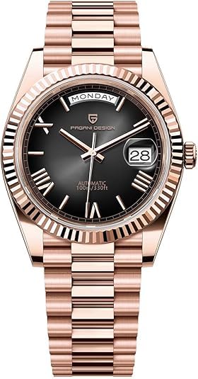 RollsTimi  Pagani Design 1752 DD36 Luxury Men's Automatic Mechanical Watch, Sapphire Glass, Day Date Watch, Seagull Caliber ST16, 100m Water Resistant - Image 1