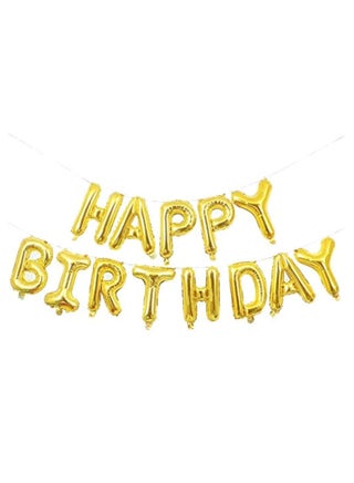 Happy Birthday Foil Letter Balloons, Gold Alphabet Letters Balloons 16 Inch/40cm. Party Decoration Banner Balloons. - pzsku/Z0952EF09BB55AB26ED5EZ/45/_/1695646843/5ced63b3-91a7-4c0d-8bd9-7f316fedc5a2