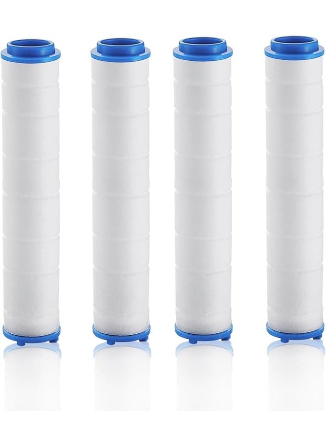 Replacement synthetic cotton filter – 4-pack for double-sided high-pressure shower, 10.3 cm long - Image 1