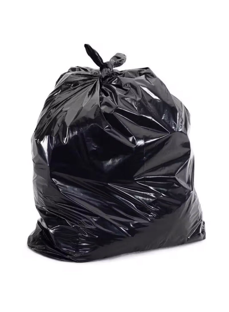 Ideal Pack Black Garbage Bags – 80 x 110 cm | 10 Pieces | Light Duty Trash Bags for Home, Office & Commercial Use | Large Capacity, Leak-Proof & Tear-Resistant - Image 2