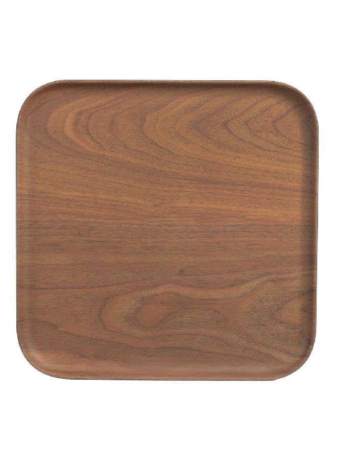 PARFAIT Elegant and Durable Bamboo Fibre Square Dining Plate Brown 29 cm BB22166BF