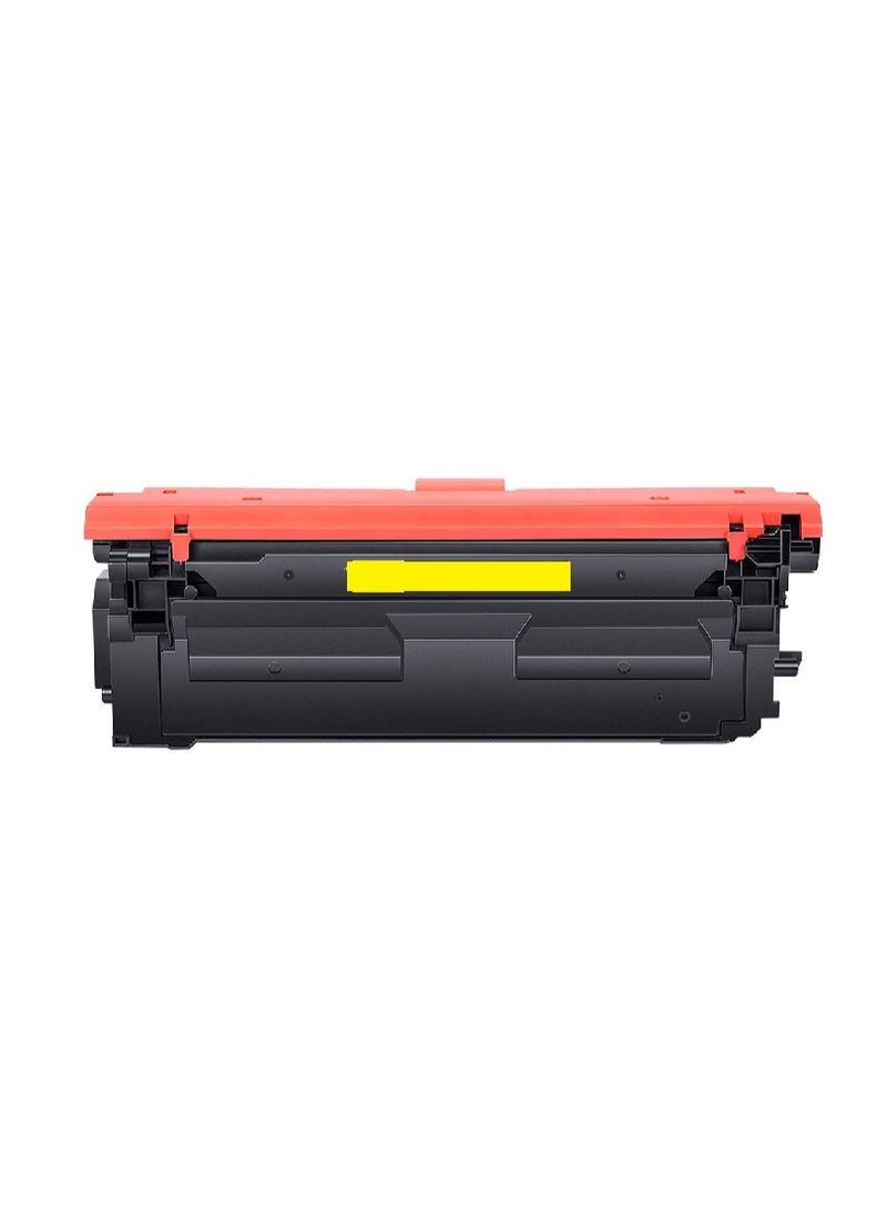 212A Yellow High Yield Toner Cartridge - Compatible with HP Color LaserJet Enterprise Flow MFP M578c, M578, HP Color LaserJet Enterprise M554dn, M555dn (W2122A Yellow) - Image 1