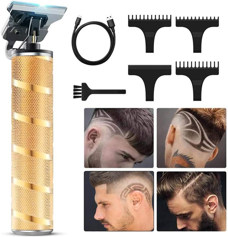 klarako Hair Clippers for Men, Professional Cordless Beard Trimmer,Ornate Clippers Rechargeable Cordless Close Cutting TBlade Trimmer Professional Hair Cutting Kit for Home Use - Image 1